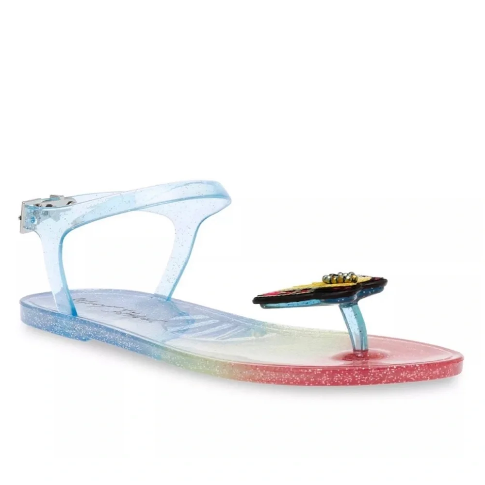 Betsy Johnson Butterfly Jelly Sandals - Picture 6 of 7